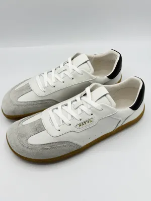 RAYVE Rio White-Black Barfußschuhe Unisex in Weiß Schwarz mit flexibler dünner Sohle