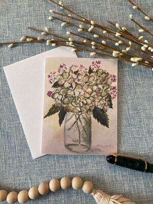 Mason Jar Notecard