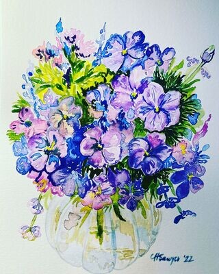 “Phlox” Print, 8 x 10
