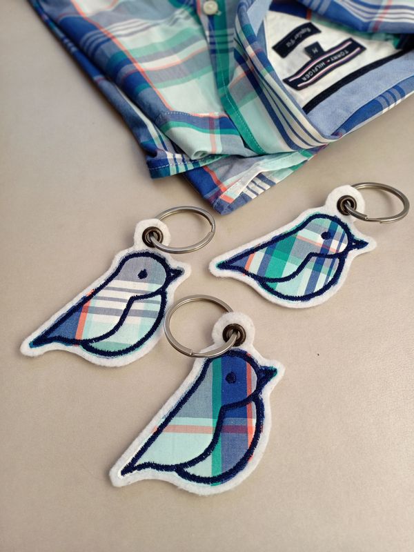 Sleutelhanger vogel