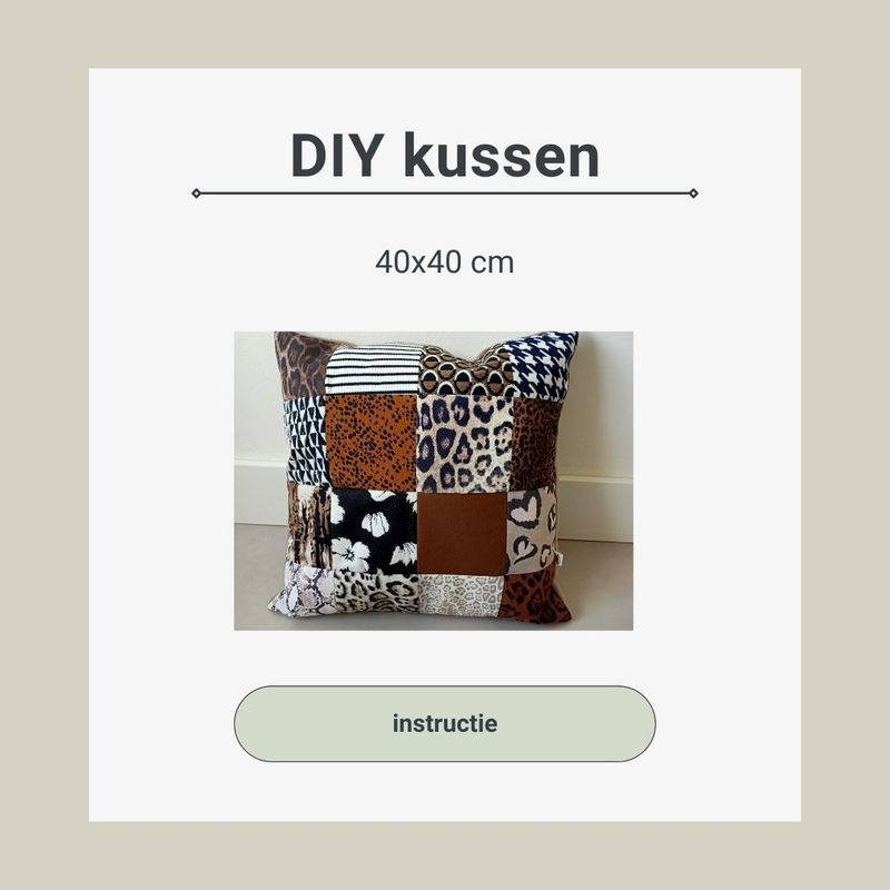 Zelf een herinneringskussen maken van kleding van een overledene - instructie