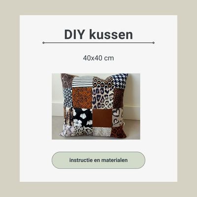 DIY set - herinneringskussen maken van kleding van een overledene