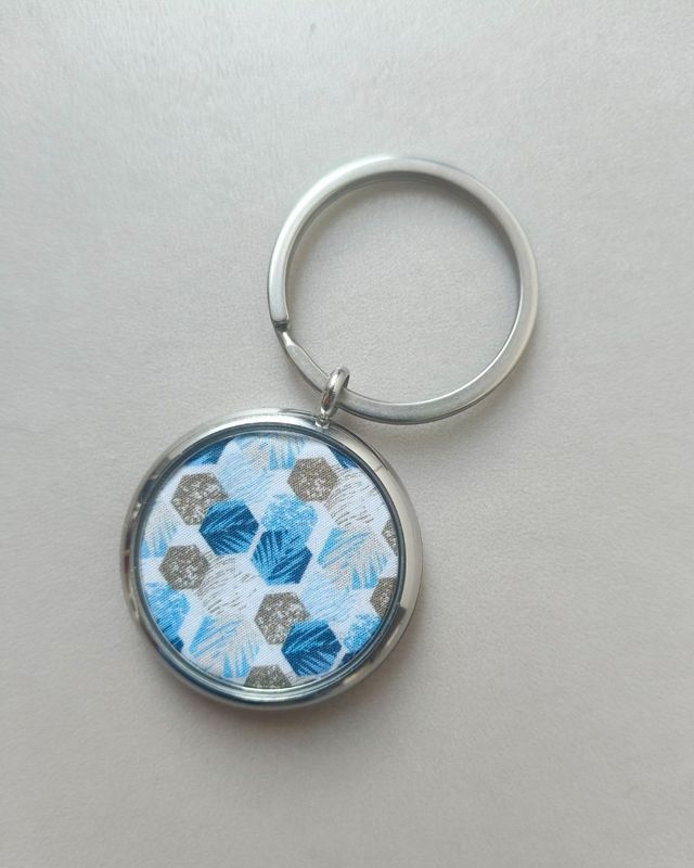 Sleutelhanger met stof