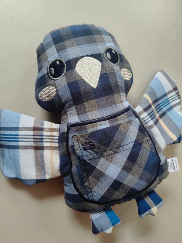 Troostknuffel-vogeltje