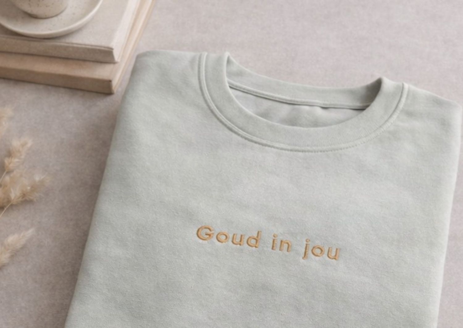 Goud in jou – geborduurde sweater
