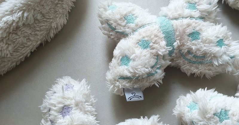 Troostknuffel- Mini vlinder Troostknuffel- Mini vlinder