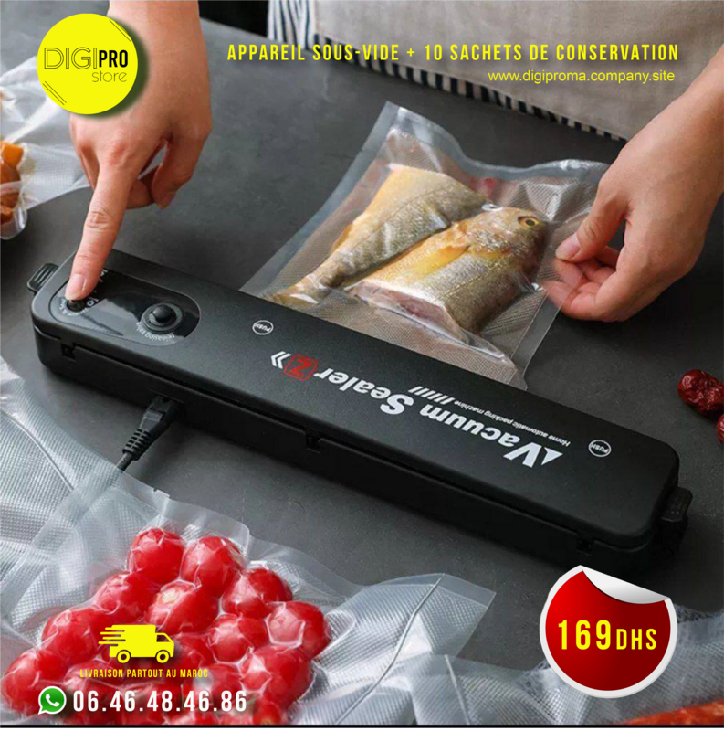 APPAREIL SOUS-VIDE + 10 SACHET CONSERVATION