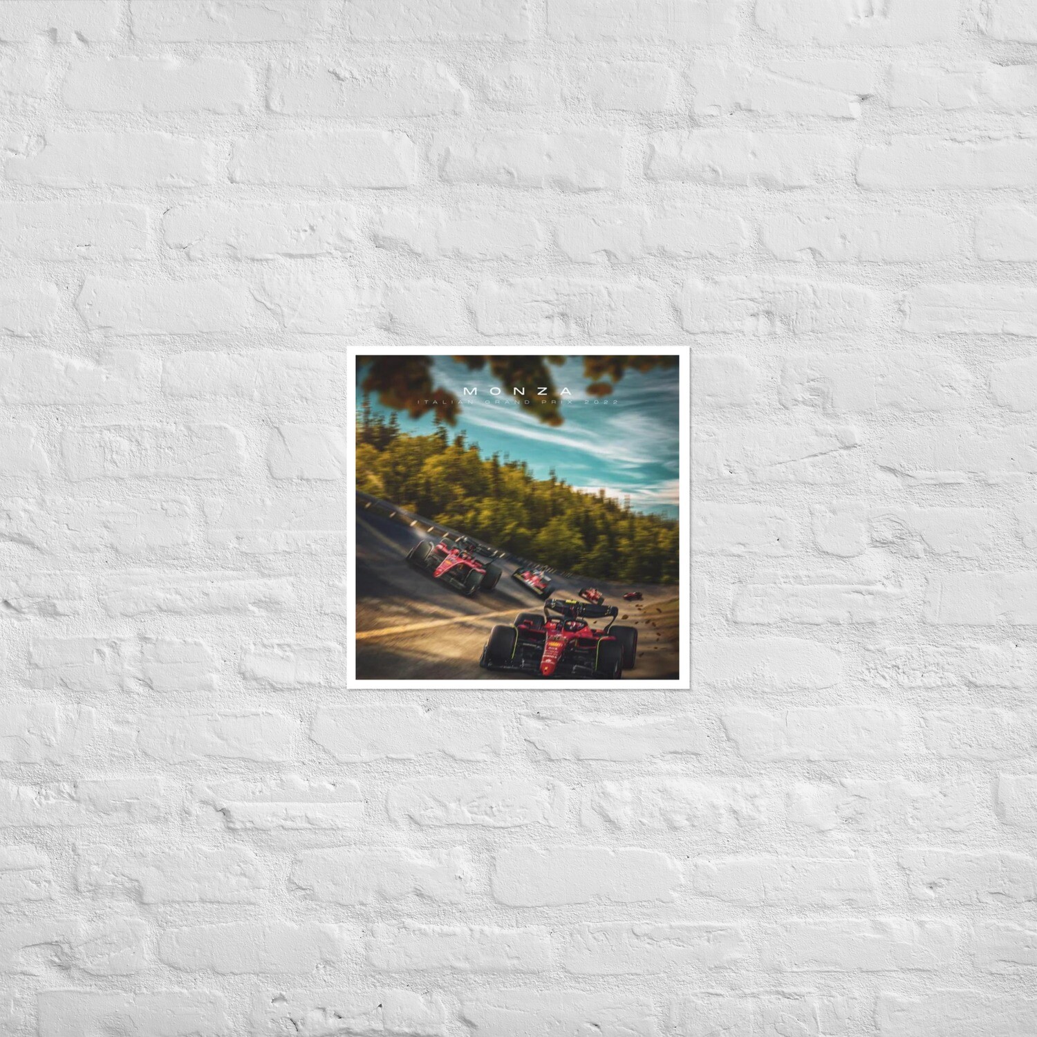 Monza Ferrari Poster