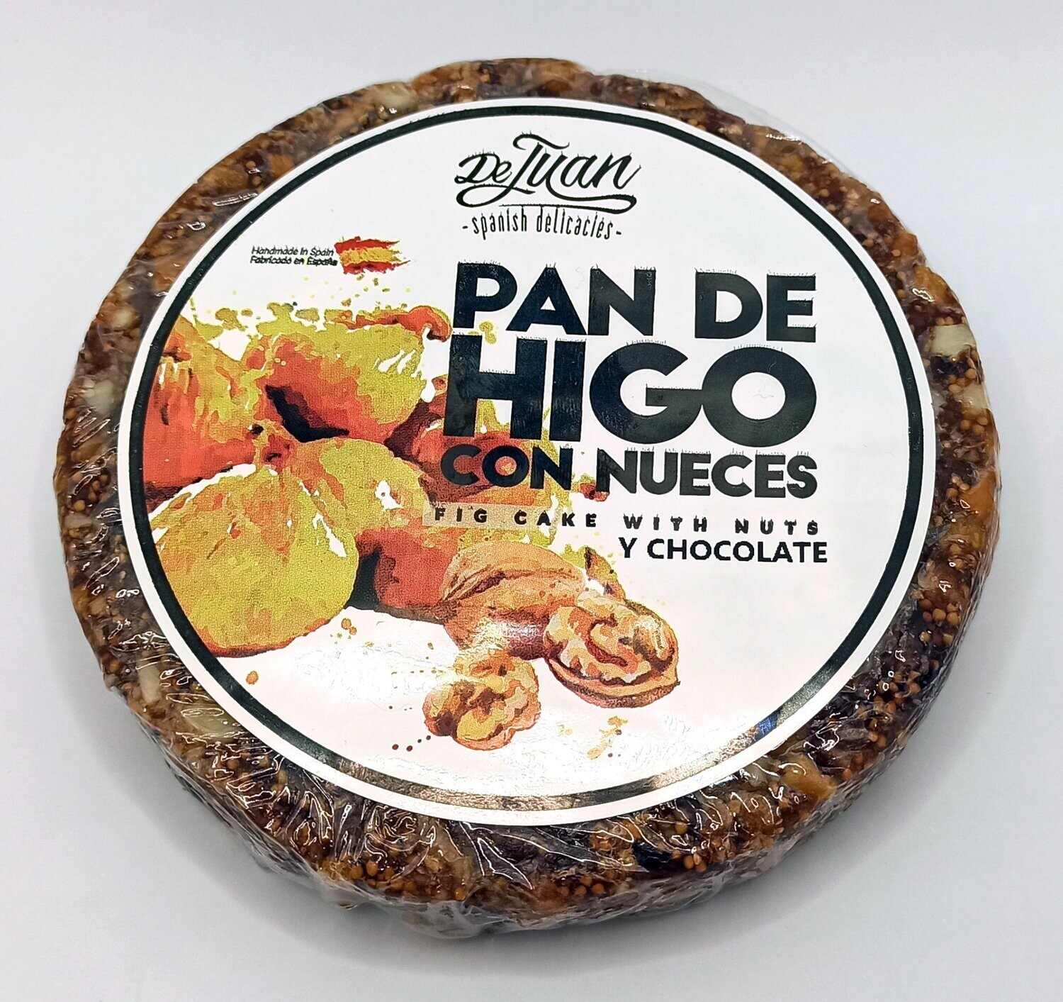 Pan de higo con nueces y chocolate