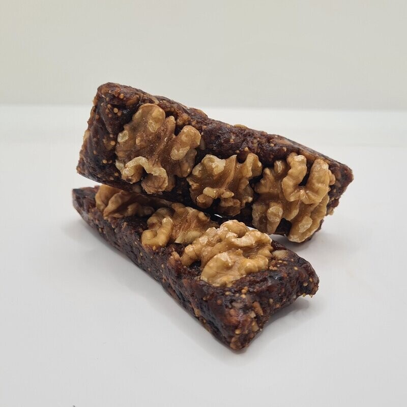 Barrita de higo con almendra y toppers de nueces