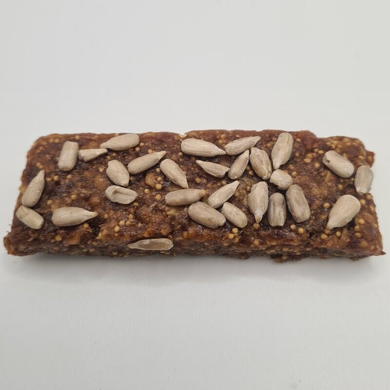 Barrita de higo con pipas de calabaza
