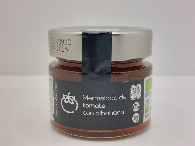 Confitura de tomate con albahaca