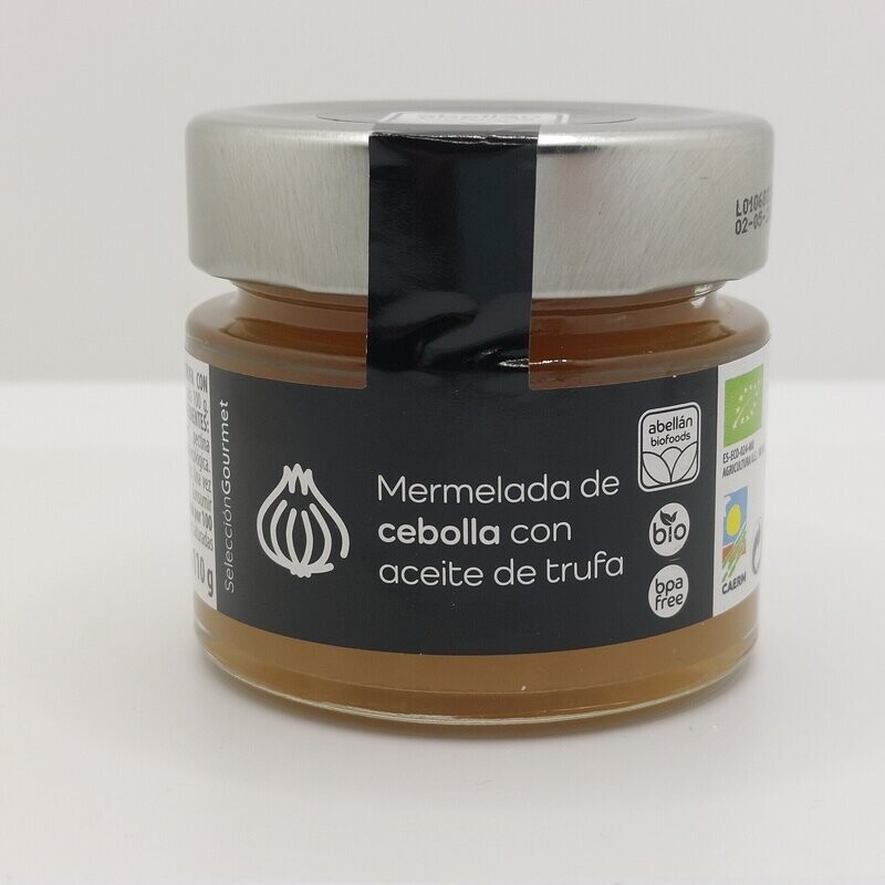 Confitura de cebolla con aceite de trufa