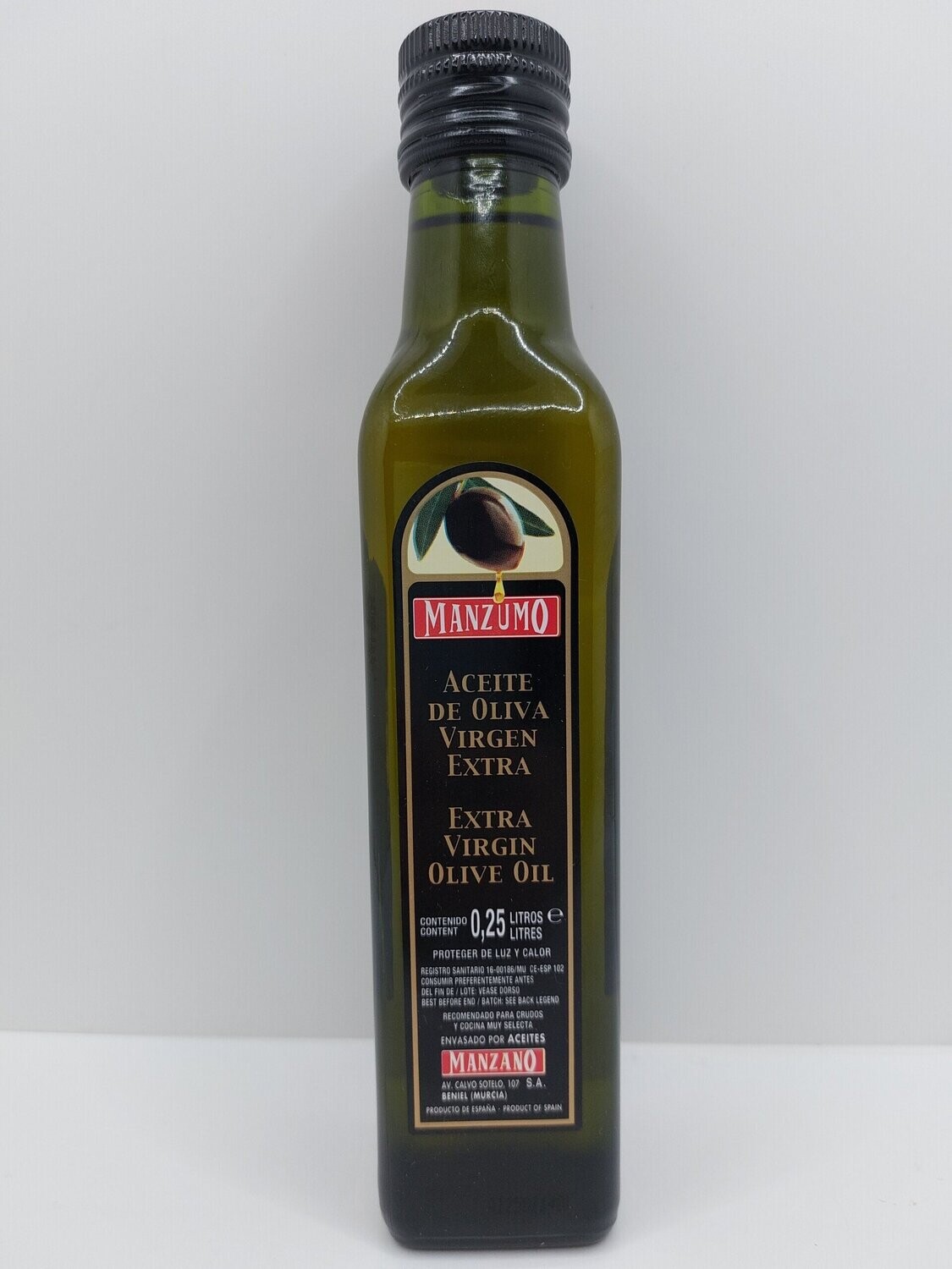 Aceite de oliva virgen extra 250 ml Manzumo