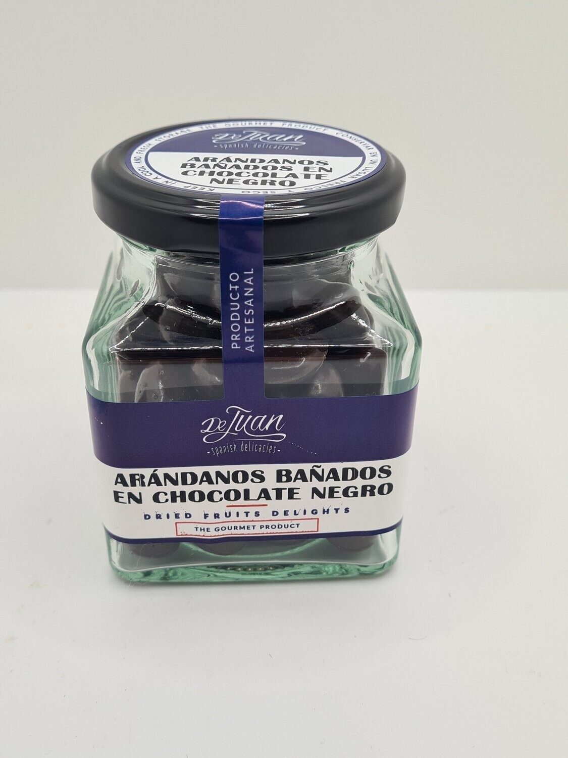 Arándanos bañados en chocolate