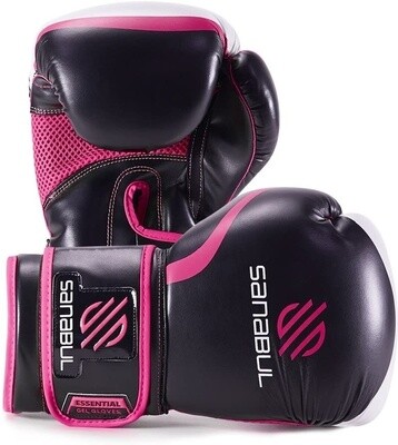 Боксерские перчатки Sanabul Essential 12 oz розовые