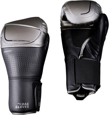 Боксерские перчатки Decathlon 2762077 12 oz черный