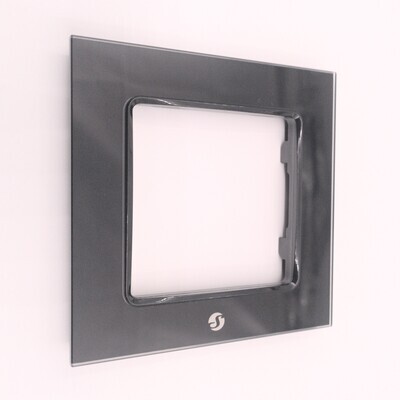 Shelly Wall Frame 1 - musta peitelevy Wall Switch -kytkimelle