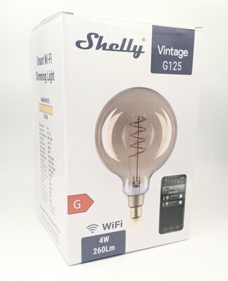 Shelly Vintage G125 - 4W/250lm/E27 lamppu (lämmin valkoinen)