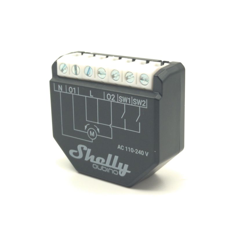 Shelly Wave Shutter - 10A kulutusta mittaava Z-Wave -verhonohjain rasiaan