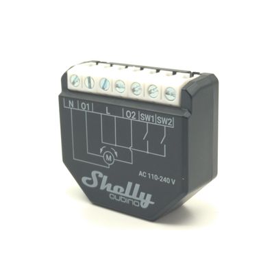 Shelly Wave Shutter - 10A kulutusta mittaava Z-Wave -verhonohjain rasiaan