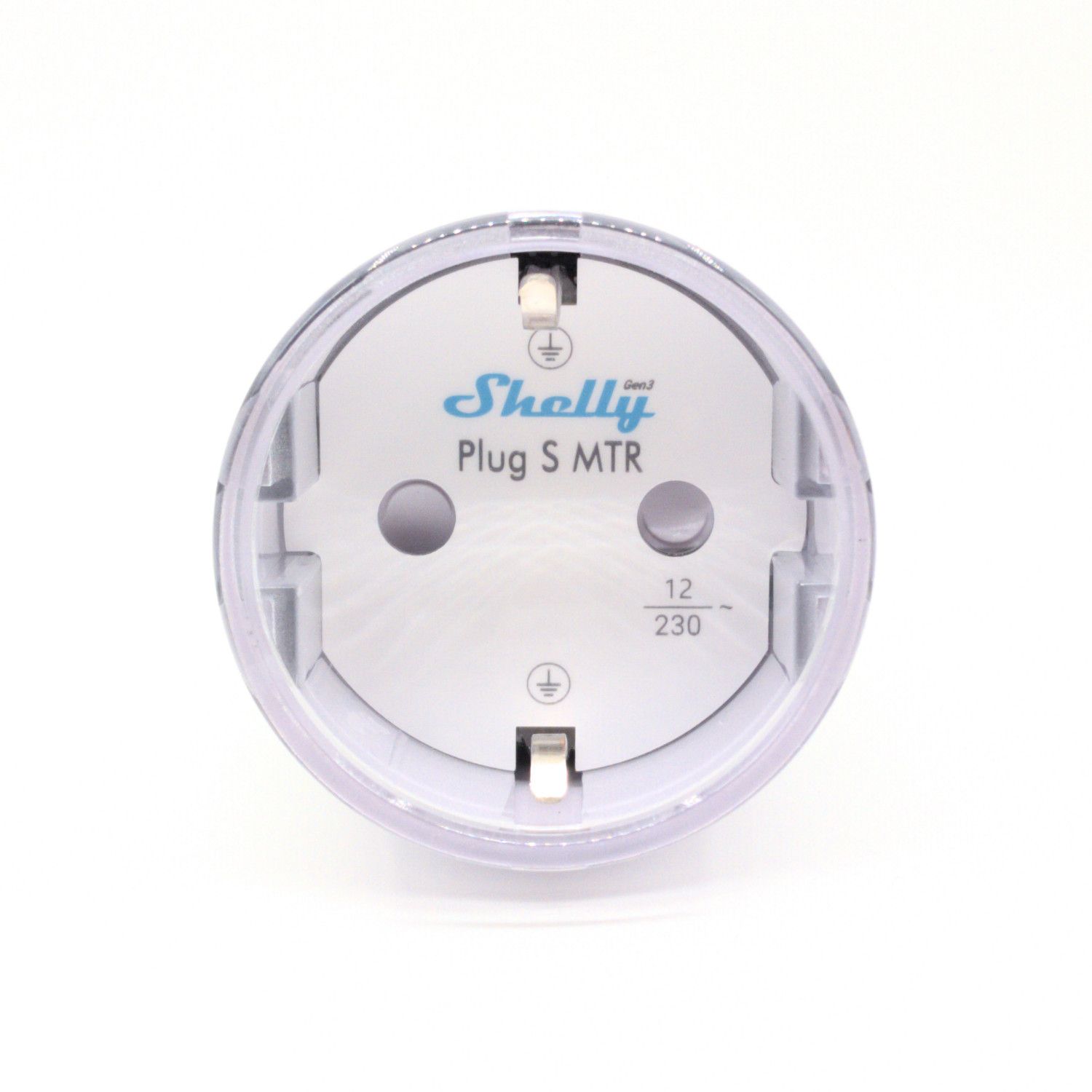 Shelly Plug S MTR Gen3 - valkoinen 2500W energiaa mittaava ohjelmoitava WiFi-älypistorasia