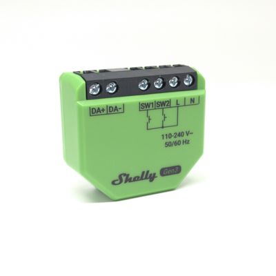 Shelly Dali Dimmer Gen3 - Wifi-liitännäinen Dali-himmennin enintään viiden Dali-väyläyksikön hallintaan