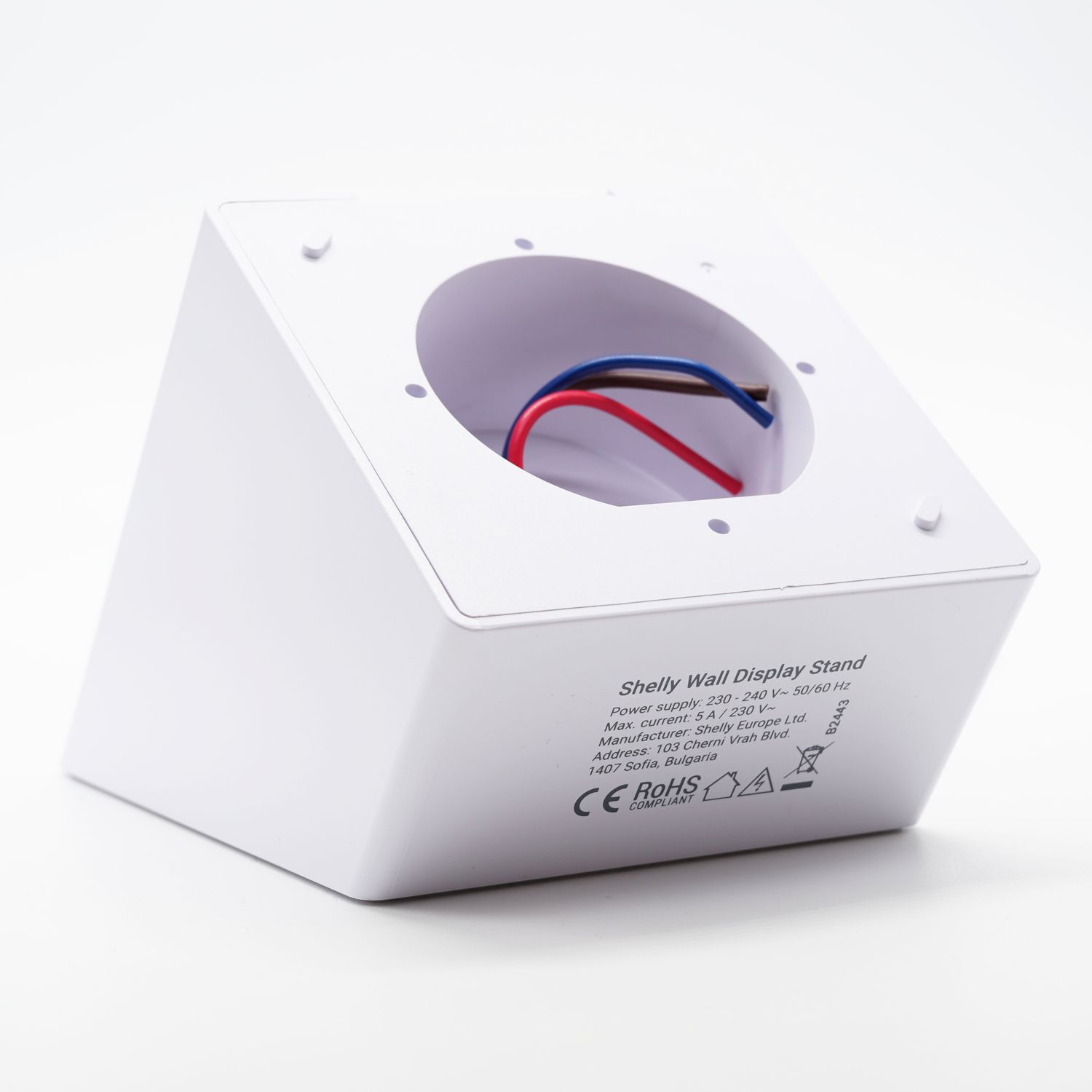 Shelly Wall Display Stand - Valkoinen pöytäteline Shelly Wall Display:lle