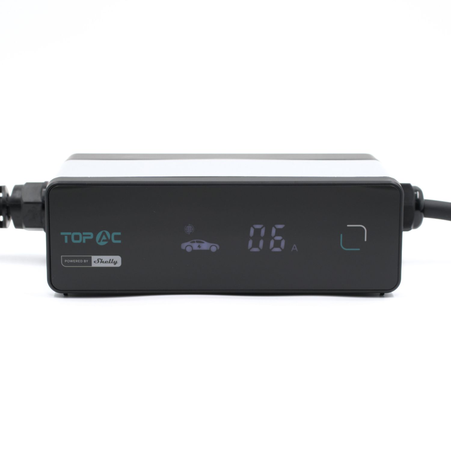 TopAC Portable EV charger 11kW - Shelly-yhteensopiva sähköauton laturi voimavirtapistorasiaan