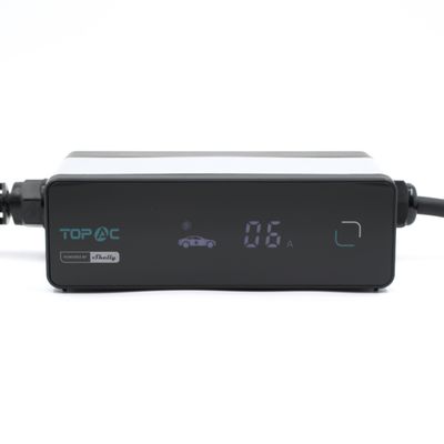 TopAC Portable EV charger 11kW - Shelly-yhteensopiva sähköauton laturi voimavirtapistorasiaan