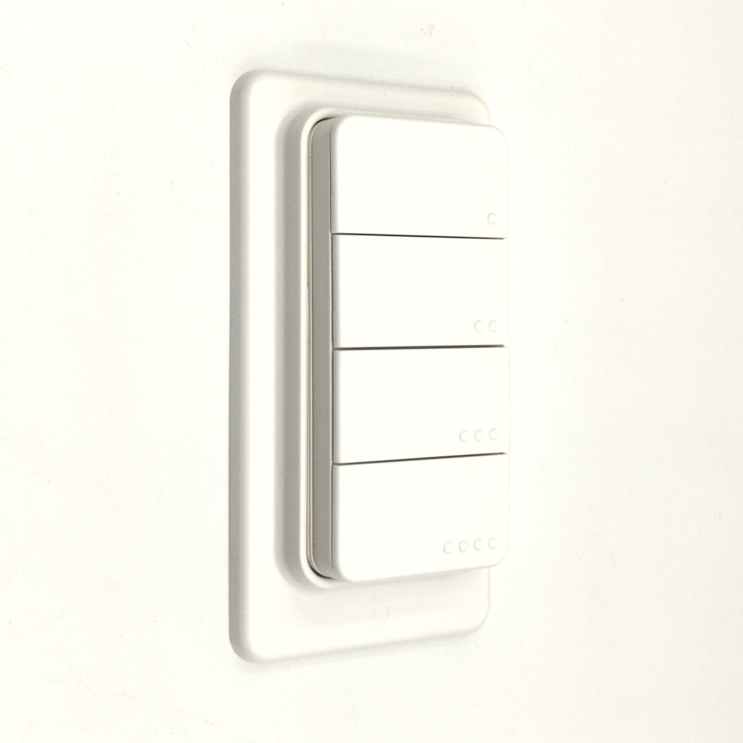 Shelly BLU RC Button 4 ZB - nelipainikkeinen Bluetooth- / Zigbee-kytkin