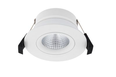 HiluX DS8 tilt 360 spot - Valkoinen 8W/600lm suunnattava WiFi-liitännäinen LED-alasvalo säädettävällä värilämpötilalla