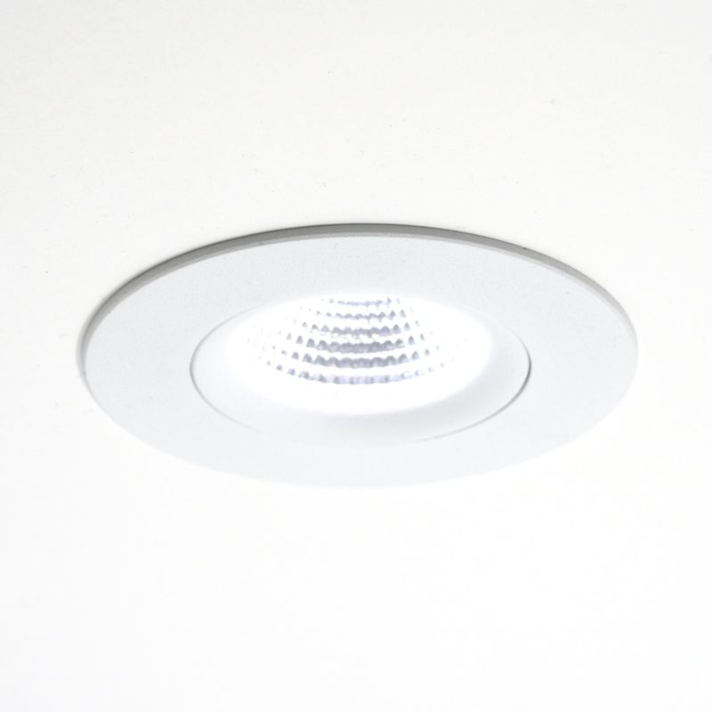 HiluX DS8 tilt 360 spot - Valkoinen 8W/600lm suunnattava WiFi-liitännäinen LED-alasvalo säädettävällä värilämpötilalla