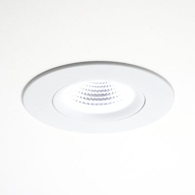 HiluX DS8 tilt 360 spot - Valkoinen 8W/600lm suunnattava WiFi-liitännäinen LED-alasvalo säädettävällä värilämpötilalla