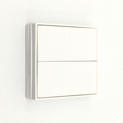Shelly BLU Wall Switch 4 ZB - nelipainikkeinen Bluetooth- / Zigbee -painike