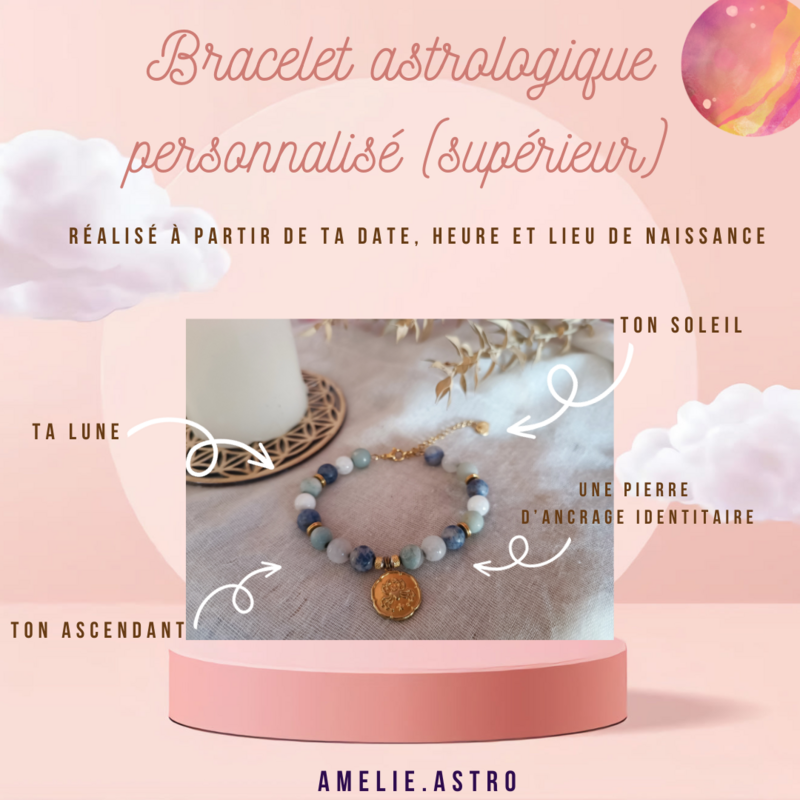 Bracelet Astrologique personnalisé (Supérieur) - ADULTE