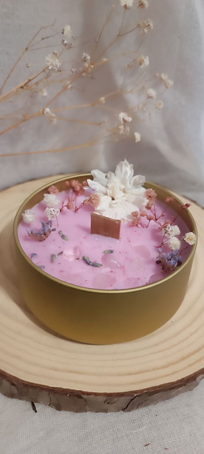 Bougie Taureau &quot;Sweet Love &quot; 🩷 - Broche Fierté 