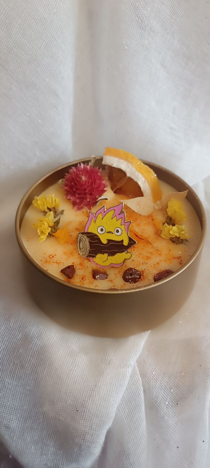 Bougie Belier "Feu sauvage"🔥 - Broche Feu