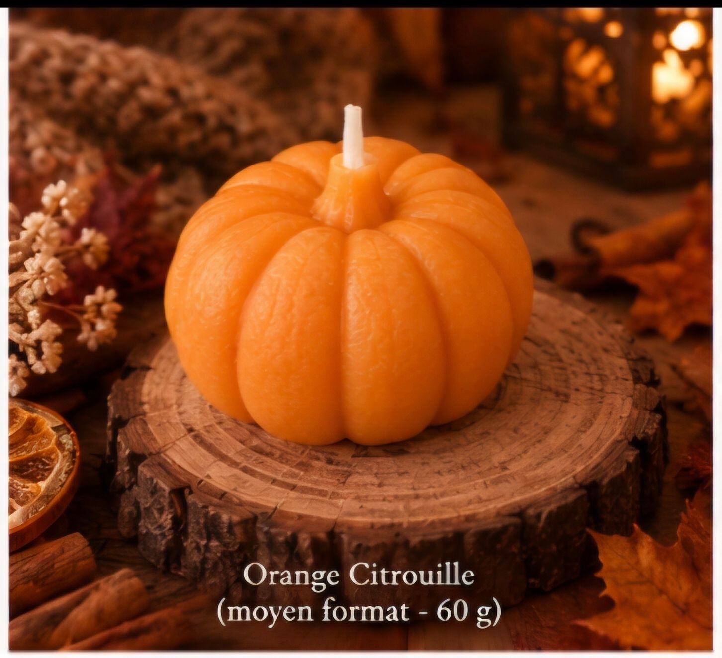 Bougie citrouille "orange Citrouille " - 60g