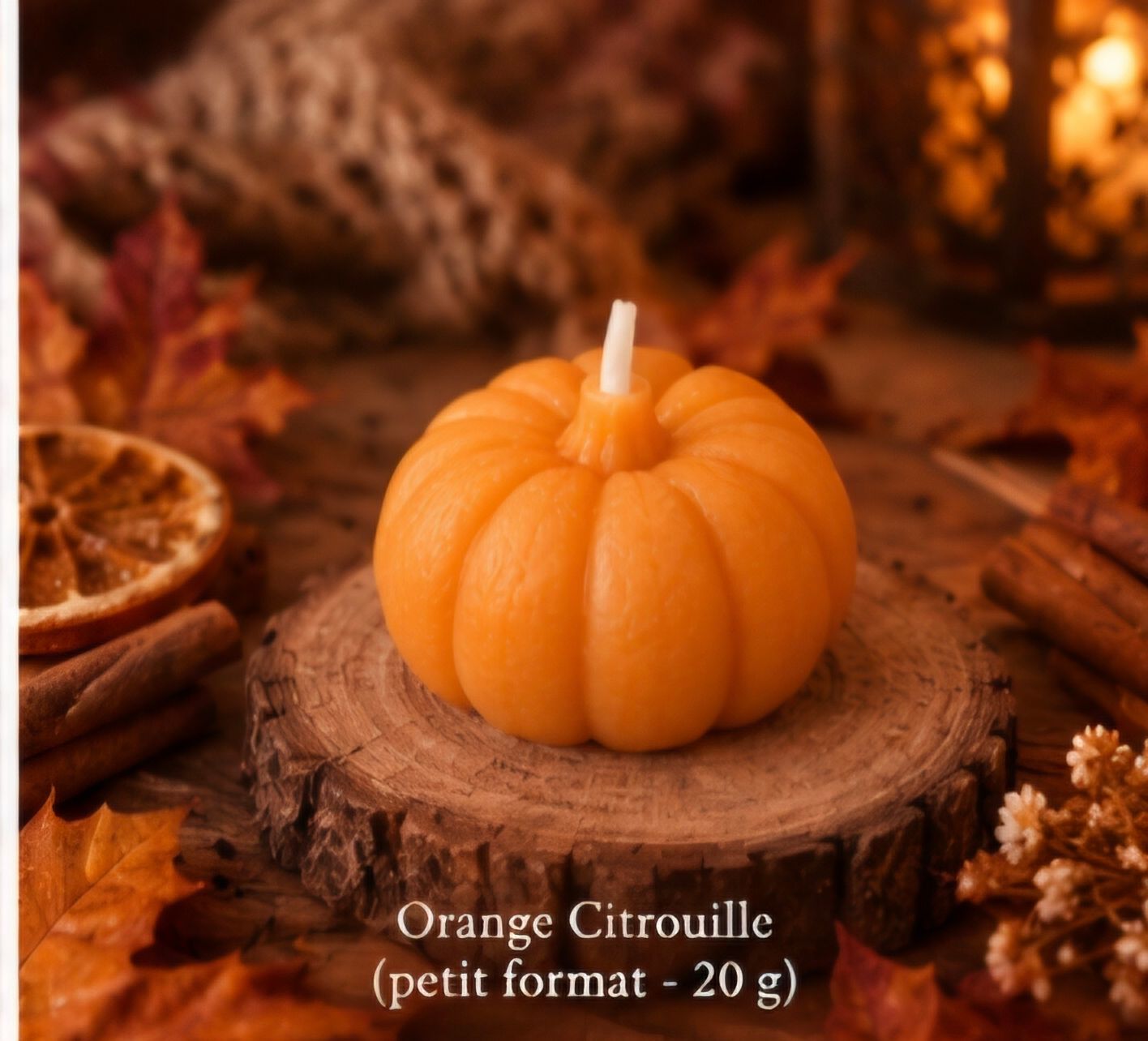 Bougie citrouille "orange Citrouille " - 20g