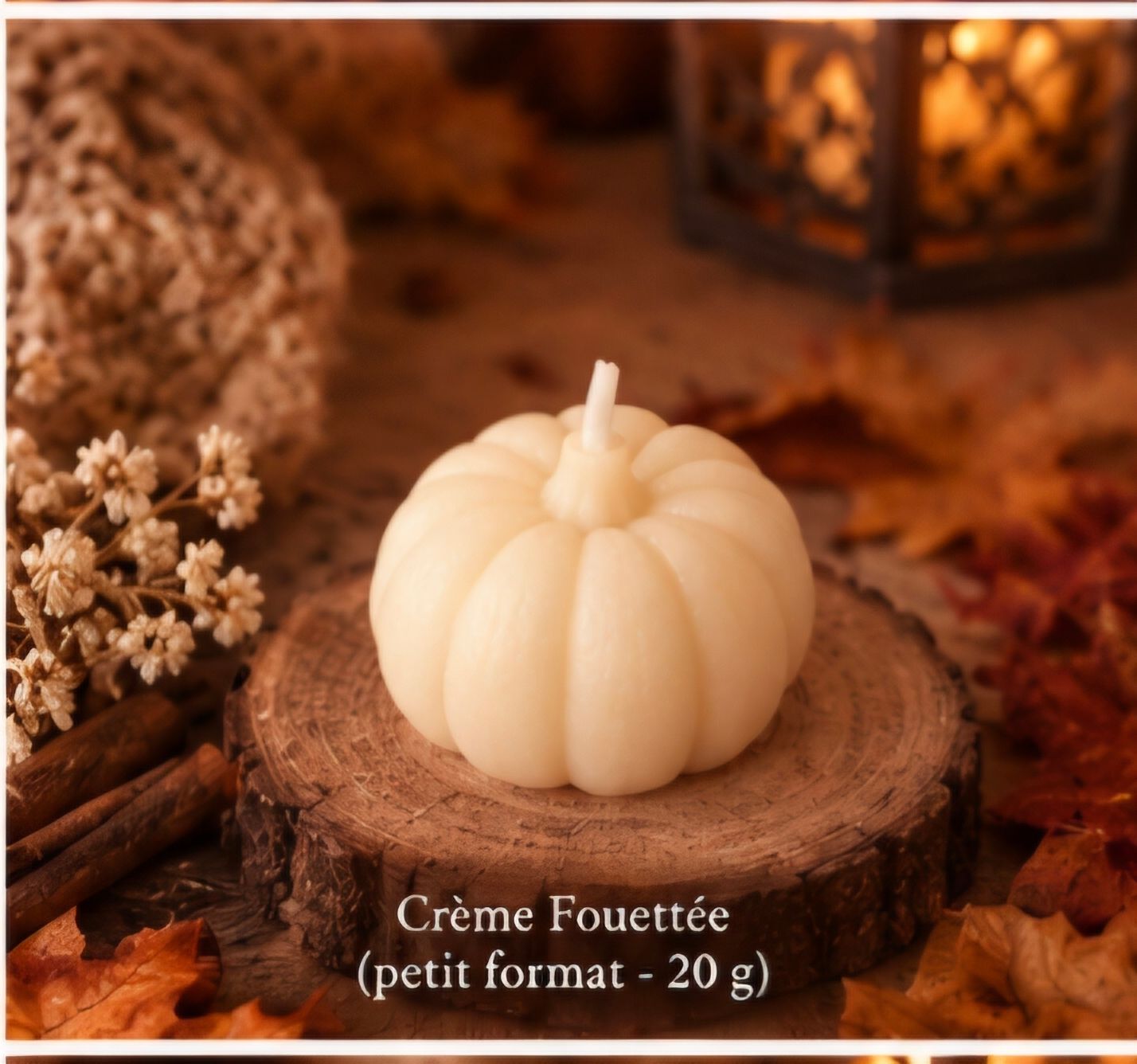 Bougie citrouille "Creme fouettee " - 20g