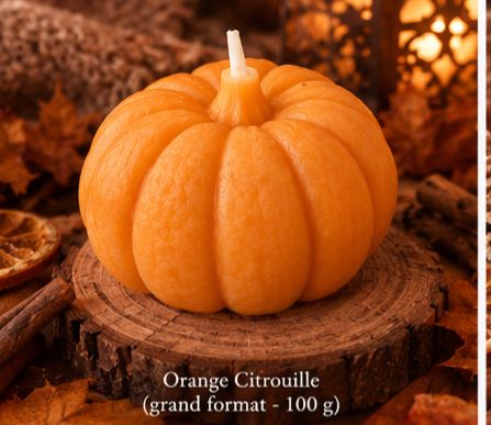 Bougie citrouille "orange Citrouille " - 100g