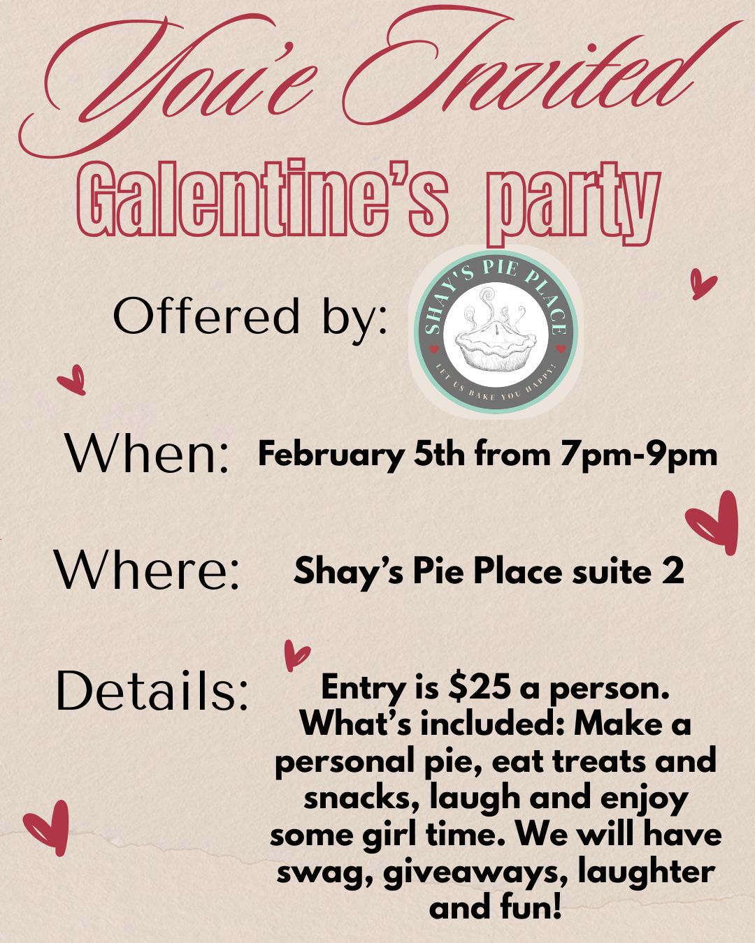 Galentines Ticket Galentines Ticket
