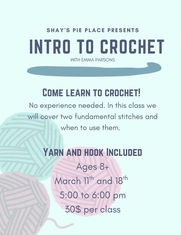 Crochet Class-March 18th