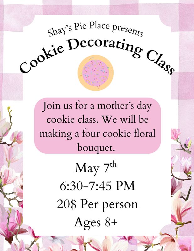 Cookie Decorating Class - May 7th