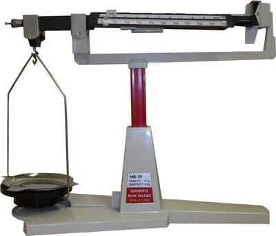 Triple beam balance, (JB 311)