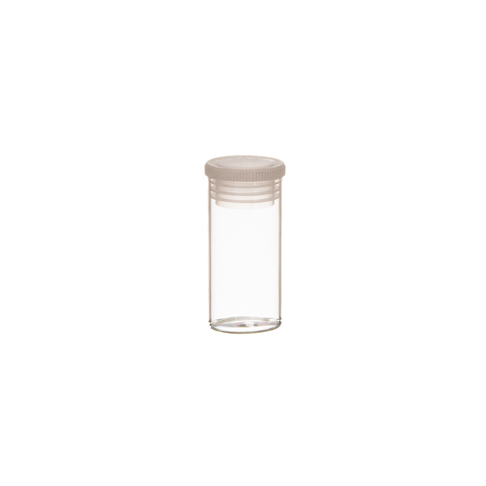 Glass poly top vials, 25ml (pack of 100)