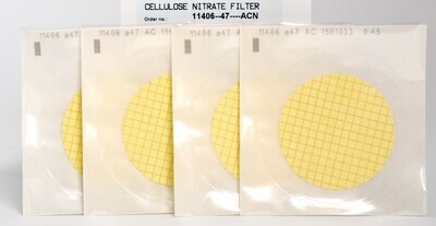 Cellulose Nitrate Membrane Filter 0.45µm, 47mm (100 dics)