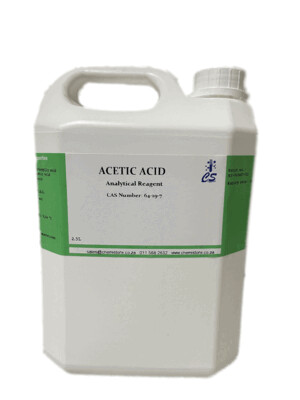 Acetic acid 99.5% (galacial) AR, 2.5L