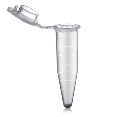 Microcentrifuge tubes 2.0 ml (500/pk), Conical bottom